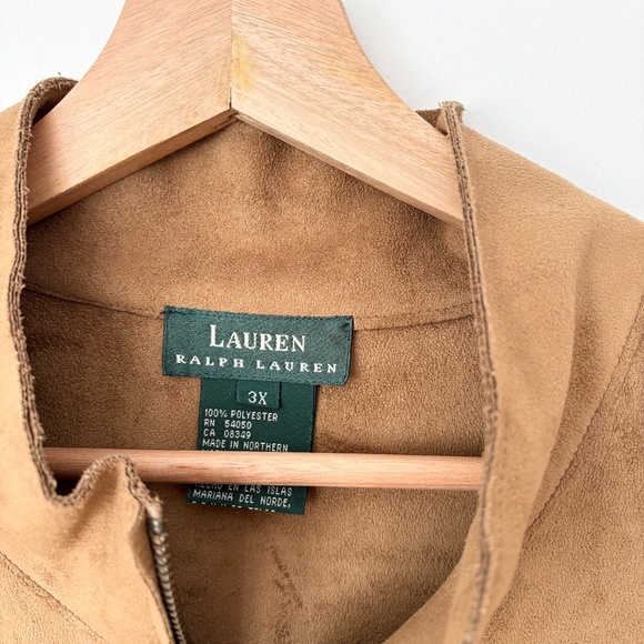 Ralph Lauren faux suede zip vest - Picture 4 of 5